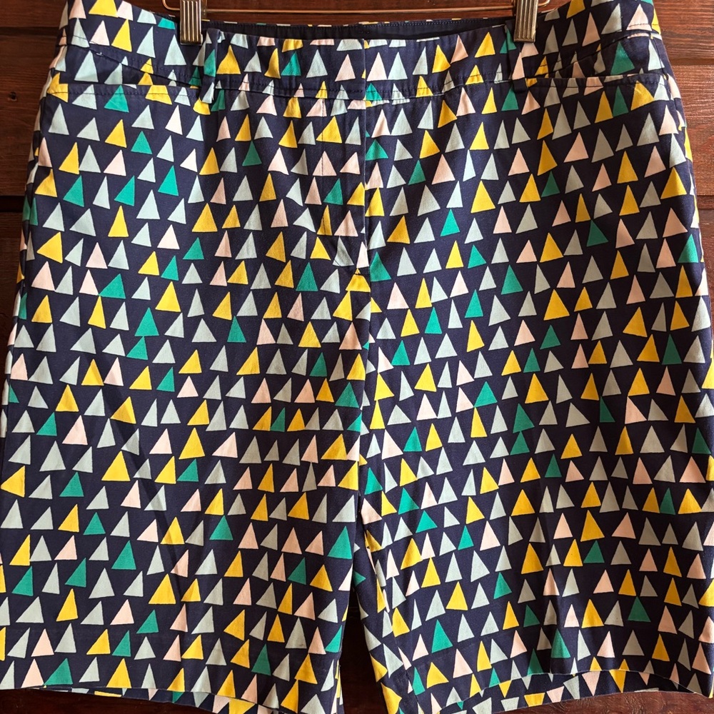 Colorful Geometric Patterned Shorts